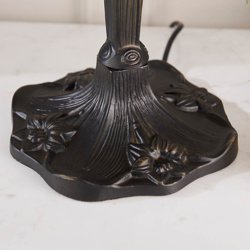 Endon 64090 - Namizna svetilka Tiffany DRAGONFLY 2xE27/60W/230V, premer 30 cm