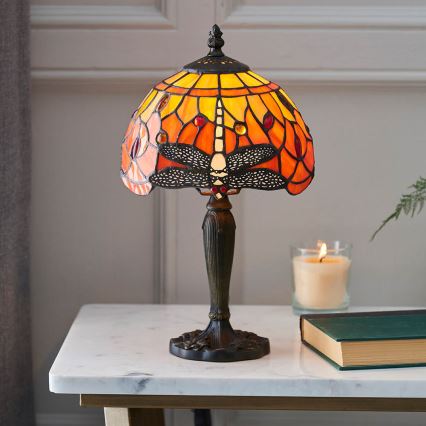 Endon 64091 - Namizna svetilka KAČJI PASTIR 1xE14/40W/230V pr. 20 cm