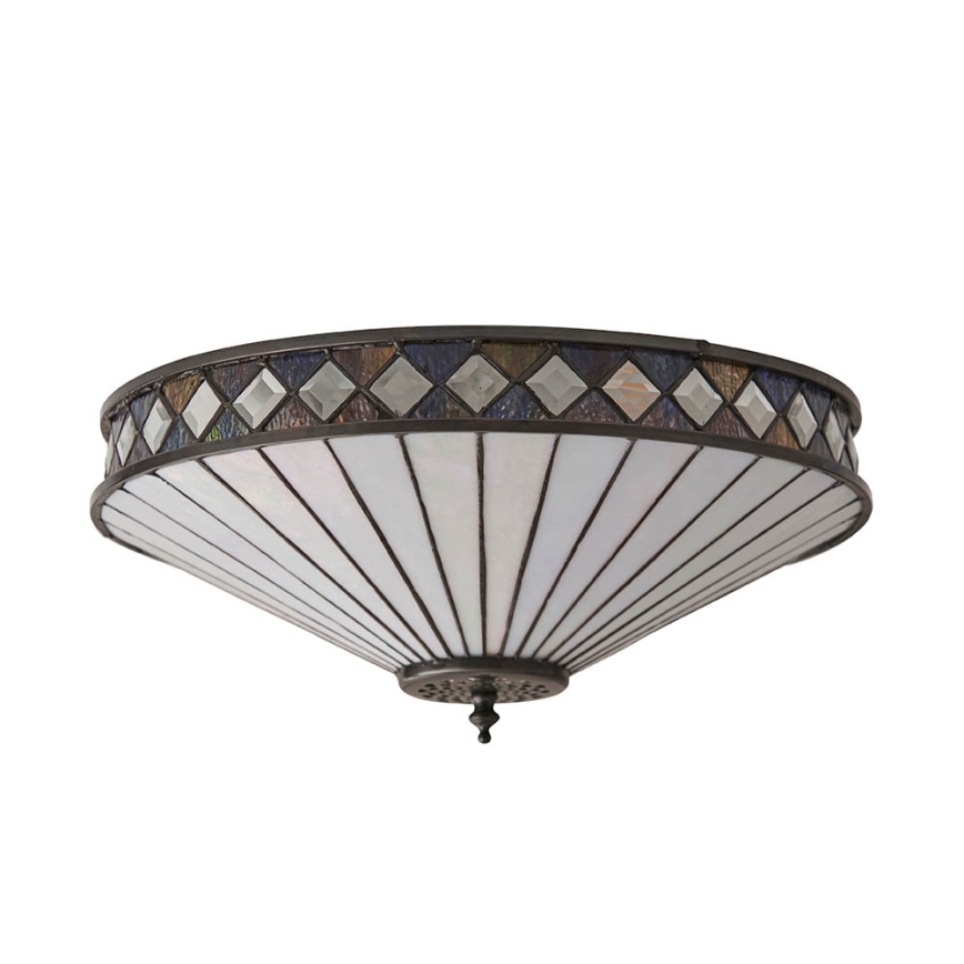 Endon 64145 - Stropna svetilka FARGO 2xE27/60W/230V pr. 41,5 cm