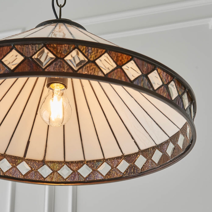 Endon 64147 - Lestenec na verigi FARGO 1xE27/60W/230V pr. 50 cm