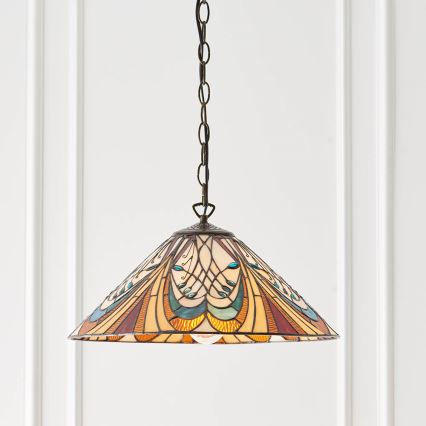 Endon 64162 - Lestenec na verigi HECTOR 1xE27/60W/230V pr. 40 cm