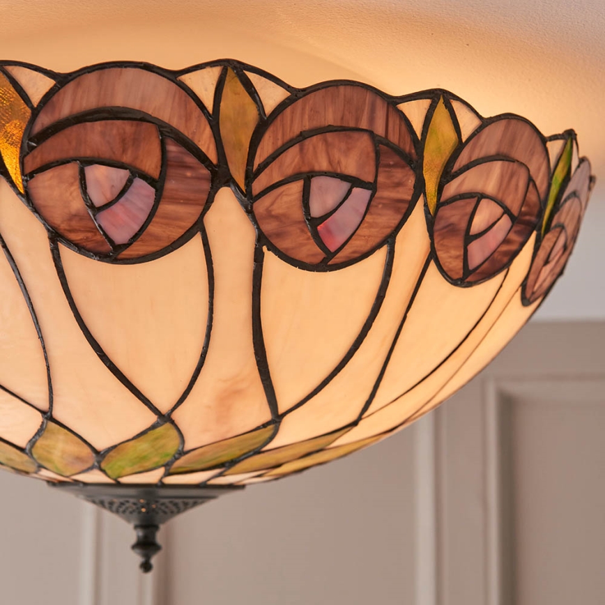 Endon 64173 - Stropna svetilka HUTCHINSON 2xE27/60W/230V pr. 50 cm