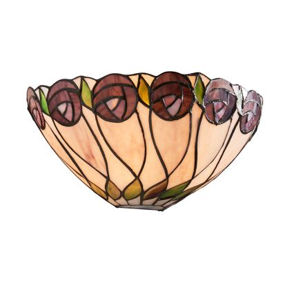 Endon 64178 - Stensko svetilo Tiffany HUTCHINSON 1xE14/40W/230V