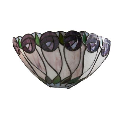 Endon 64178 - Stensko svetilo Tiffany HUTCHINSON 1xE14/40W/230V