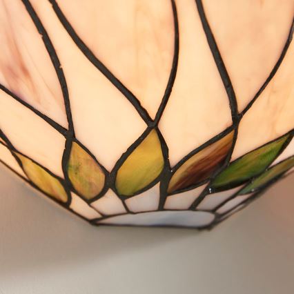 Endon 64178 - Stensko svetilo Tiffany HUTCHINSON 1xE14/40W/230V