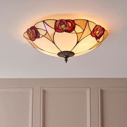 Endon 64182 - Stropna svetilka INGRAM 2xE27/60W/230V pr. 45 cm