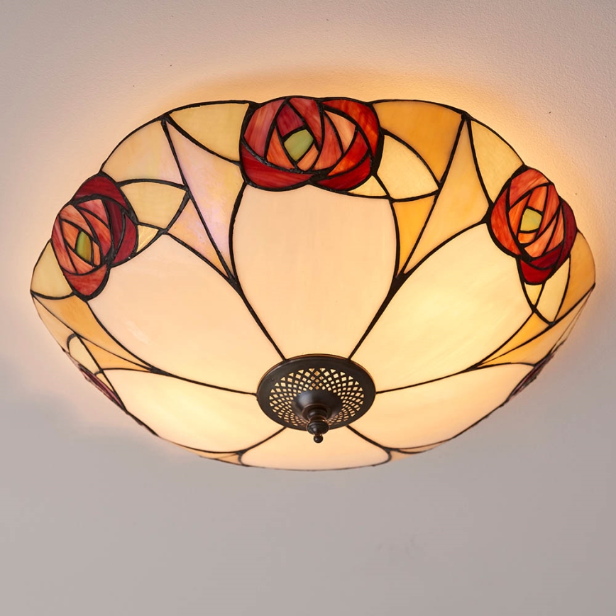 Endon 64182 - Stropna svetilka INGRAM 2xE27/60W/230V pr. 45 cm