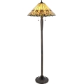 Endon 64192 - Stoječa svetilka JAMELIA 2xE27/60W/230V premer 50 cm