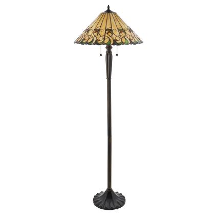 Endon 64192 - Stoječa svetilka JAMELIA 2xE27/60W/230V premer 50 cm