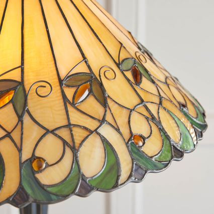 Endon 64192 - Stoječa svetilka JAMELIA 2xE27/60W/230V premer 50 cm
