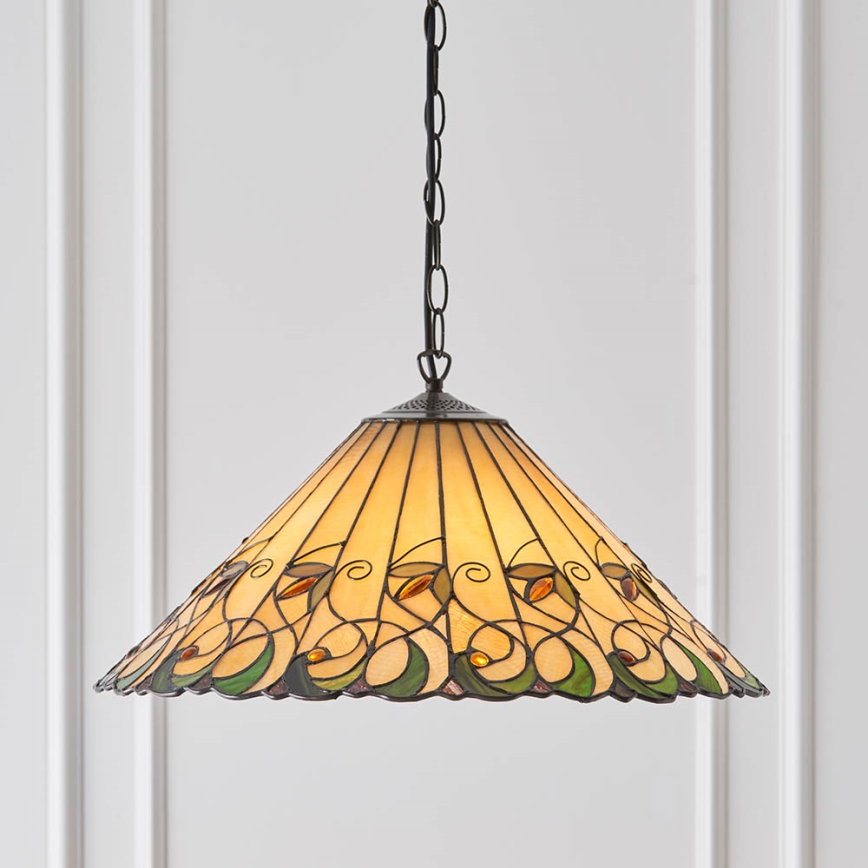 Endon 64194 - Lestenec na verigi JAMELIA 3xE27/60W/230V pr. 50 cm