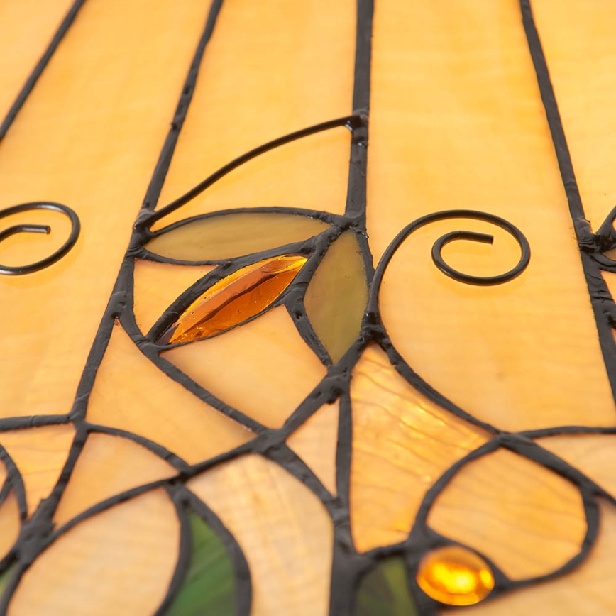 Endon 64194 - Lestenec na verigi Tiffany JAMELIA 3xE27/60W/230V Ø 50 cm