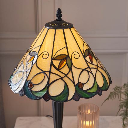Endon 64195 - Namizna svetilka JAMELIA 1xE27/60W/230V, premer 31 cm