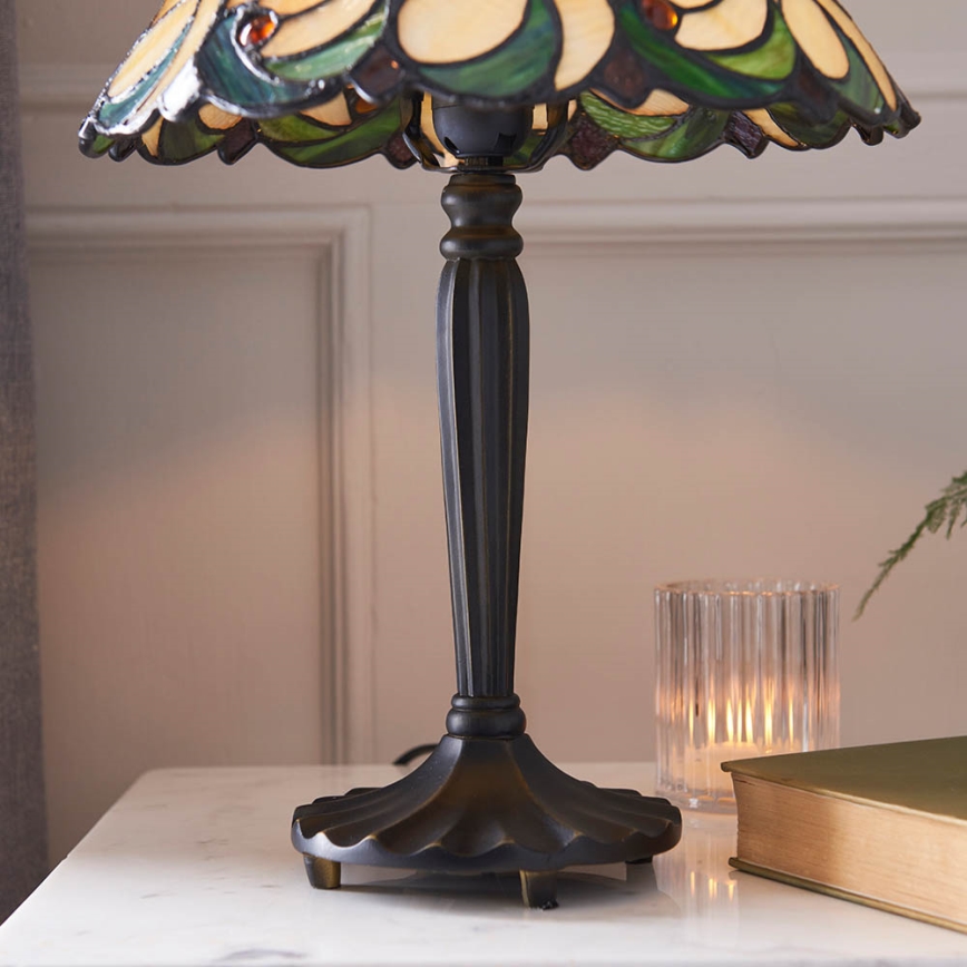Endon 64195 - Namizna svetilka JAMELIA 1xE27/60W/230V, premer 31 cm