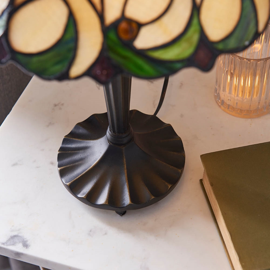 Endon 64195 - Namizna svetilka Tiffany JAMELIA 1xE27/60W/230V, premer 31 cm