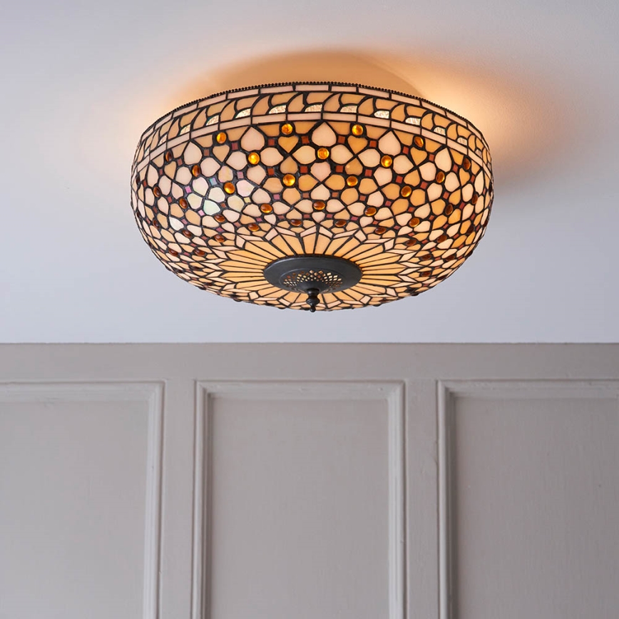 Endon 64276 - Stropna svetilka MILLE FEUX 2xE27/60W/230V pr. 45 cm