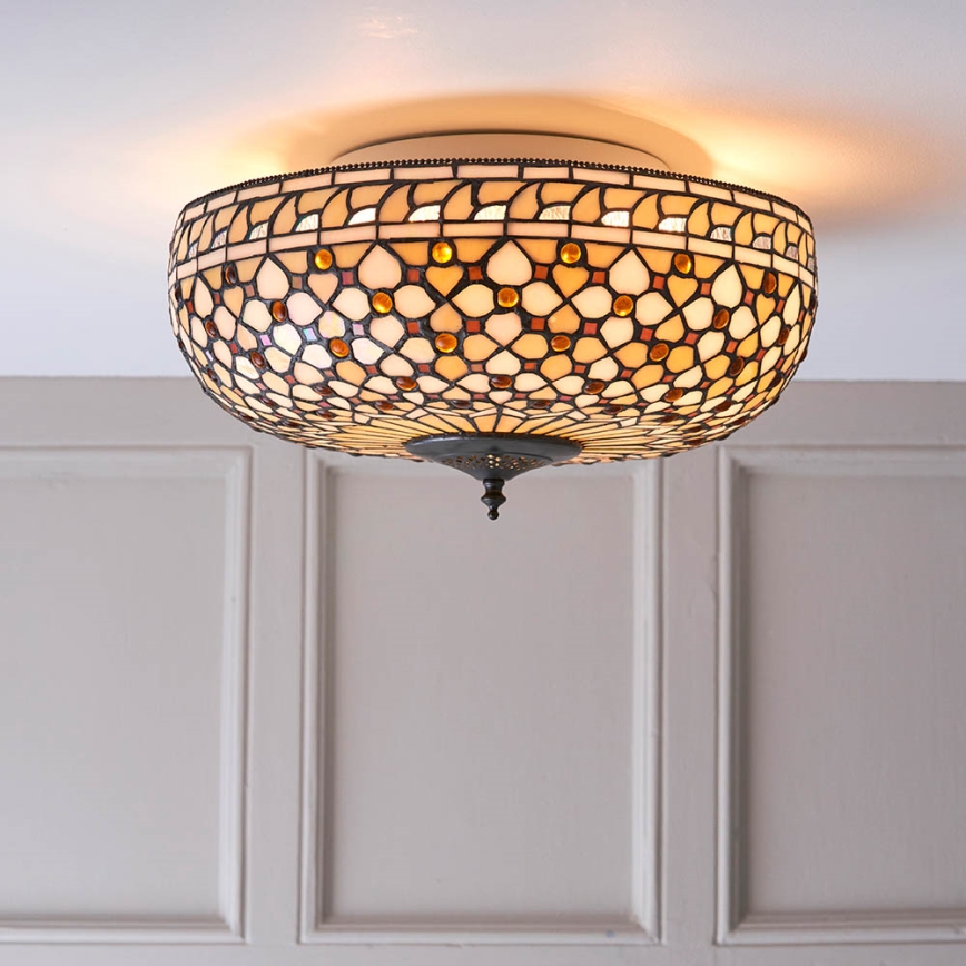 Endon 64276 - Stropna svetilka MILLE FEUX 2xE27/60W/230V pr. 45 cm