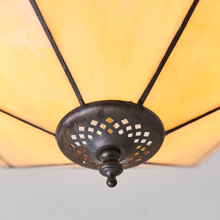 Endon 64284 - Stropna svetilka Tiffany NEVADA 2xE27/60W/230V premer 40 cm