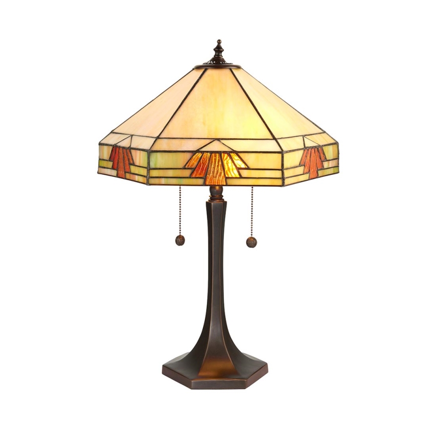 Endon 64286 - Namizna svetilka NEVADA 2xE27/60W/230V pr. 40 cm
