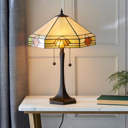 Endon 64286 - Namizna svetilka NEVADA 2xE27/60W/230V pr. 40 cm