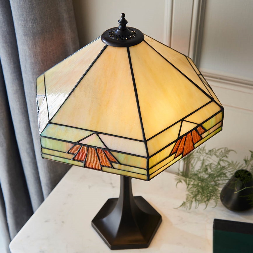 Endon 64286 - Namizna svetilka NEVADA 2xE27/60W/230V pr. 40 cm