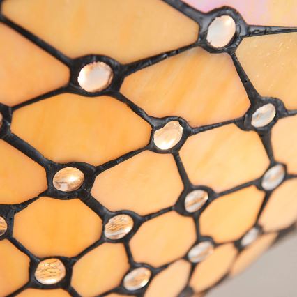 Endon 64300 - Stropno pritrjen lestenec Tiffany PEARL 3xE27/60W/230V premer 37 cm