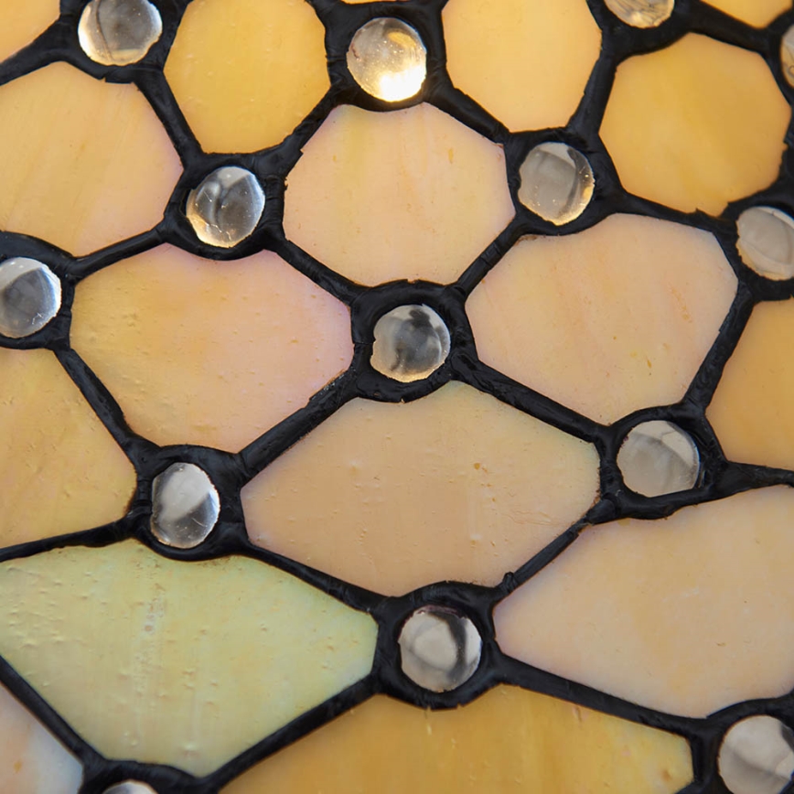 Endon 64301 - Namizna svetilka Tiffany PEARL 1xE27/60W/230V, premer 37 cm