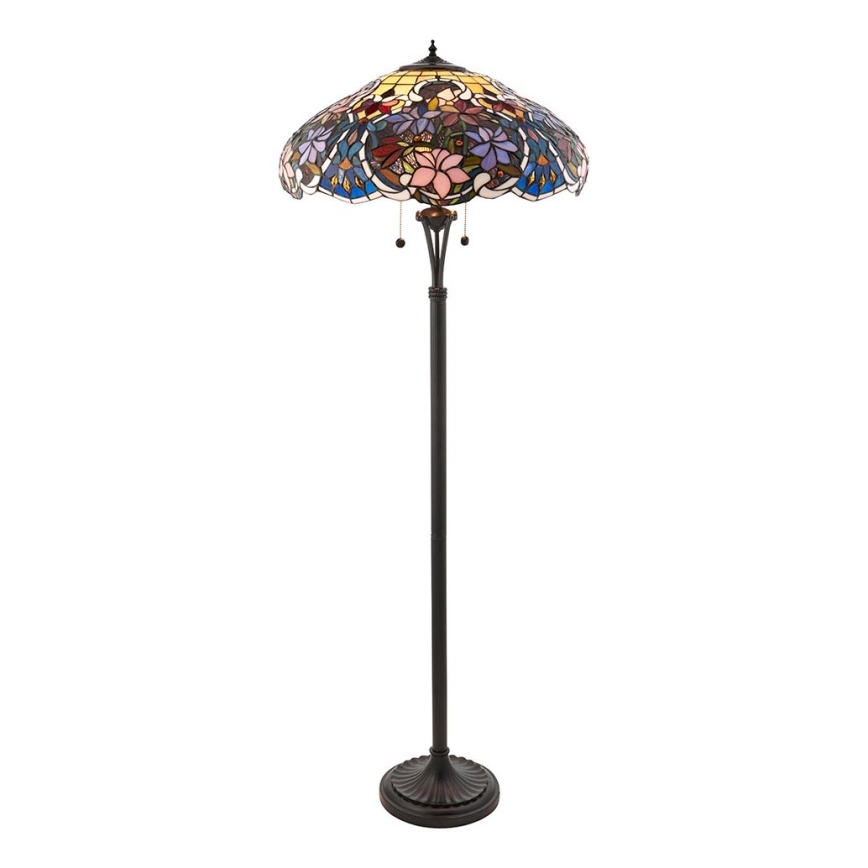 Endon 64323 - Stoječa svetilka SULLIVAN 2xE27/60W/230V premer 56 cm