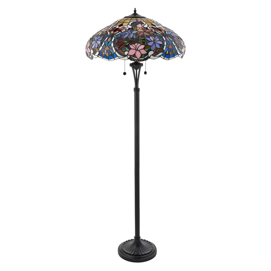 Endon 64323 - Stoječa svetilka SULLIVAN 2xE27/60W/230V premer 56 cm