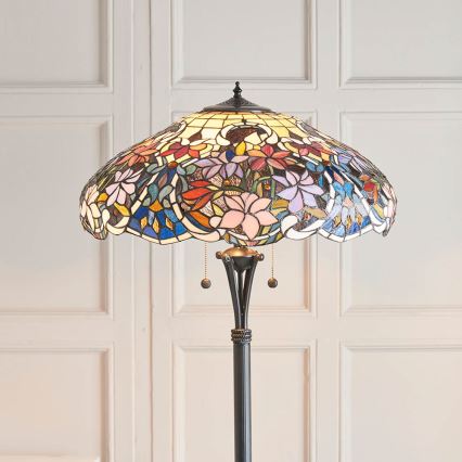 Endon 64323 - Stoječa svetilka SULLIVAN 2xE27/60W/230V premer 56 cm