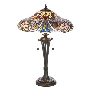 Endon 64326 - Namizna svetilka SULLIVAN 2xE27/60W/230V pr. 40 cm