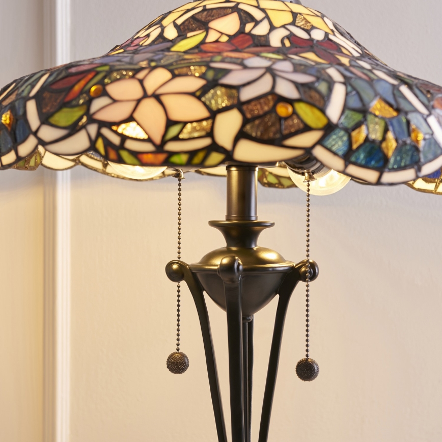 Endon 64326 - Namizna svetilka SULLIVAN 2xE27/60W/230V pr. 40 cm