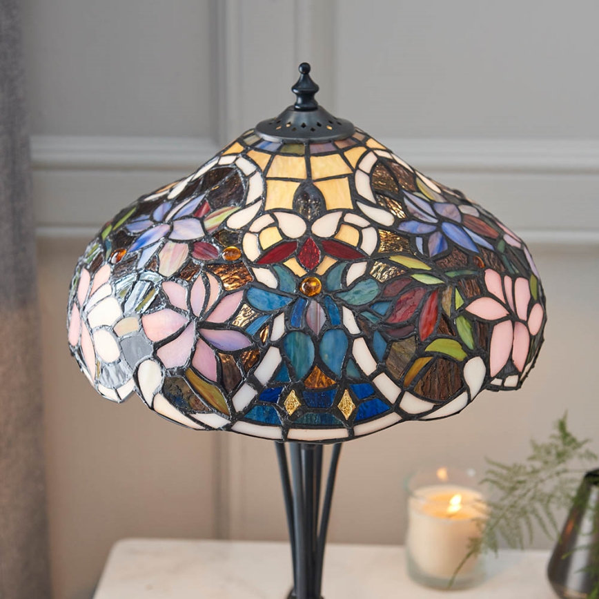 Endon 64327 - Namizna svetilka SULLIVAN 2xE14/40W/230V pr. 30 cm