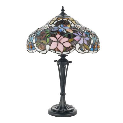 Endon 64327 - Tiffany namizna svetilka SULLIVAN 2xE14/40W/230V, premer 30 cm