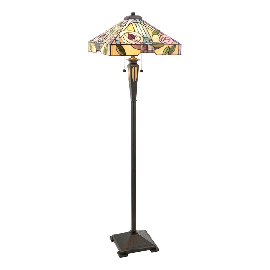 Endon 64383 - Stoječa svetilka WILLIOW 2xE27/60W/230V Ø 42,5 cm