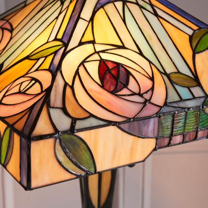 Endon 64383 - Stoječa svetilka WILLIOW 2xE27/60W/230V Ø 42,5 cm