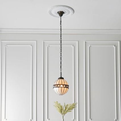 Endon 67044 - Lestenec na verigi FARGO 1xE14/40W/230V pr. 25,5 cm