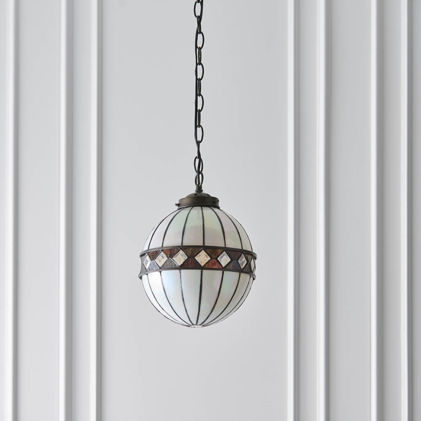 Endon 67044 - Lestenec na verigi FARGO 1xE14/40W/230V pr. 25,5 cm