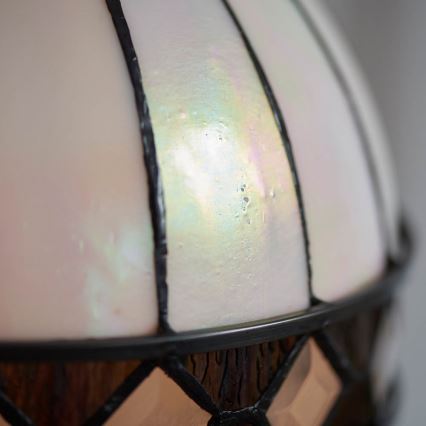 Endon 67045 - Lestenec na verigi Tiffany FARGO 1xE27/60W/230V premer 40 cm