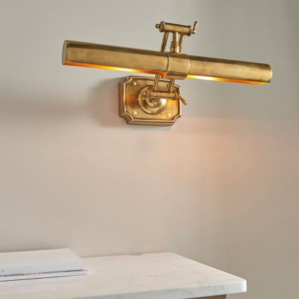 Endon 69833 - Svetilo za slike WINCHESTER 2xE14/6W/230V 51 cm, iz medenine