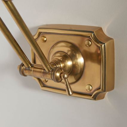 Endon 69833 - Svetilo za slike WINCHESTER 2xE14/6W/230V 51 cm, iz medenine