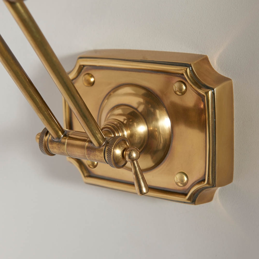 Endon 69833 - Svetilo za slike WINCHESTER 2xE14/6W/230V 51 cm, iz medenine
