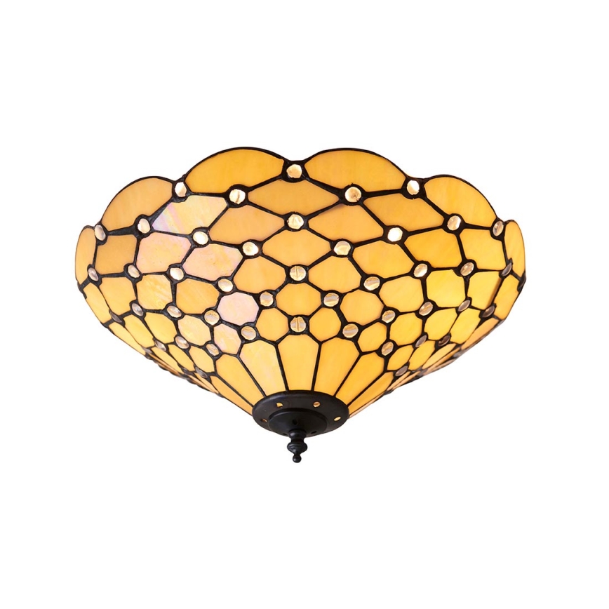 Endon 70242 - Stropna svetilka PEARL 2xE27/60W/230V pr. 37 cm
