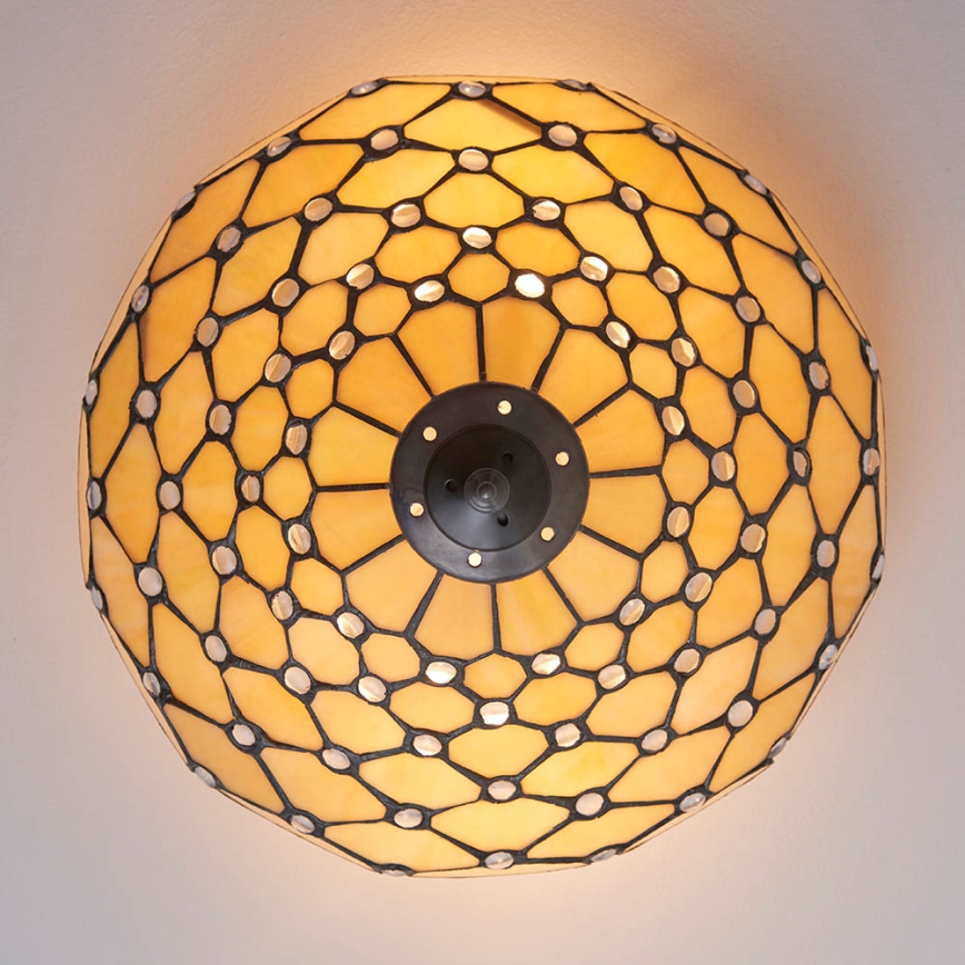 Endon 70242 - Stropna svetilka PEARL 2xE27/60W/230V pr. 37 cm