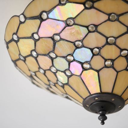 Endon 70242 - Stropna svetilka PEARL 2xE27/60W/230V pr. 37 cm