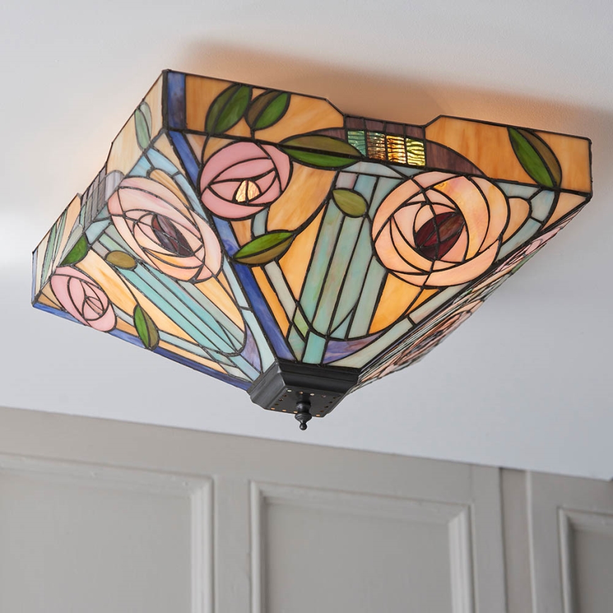 Endon 70698 - Stropna svetilka WILLOW 2xE27/60W/230V