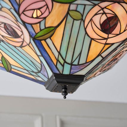 Endon 70698 - Stropna svetilka WILLOW 2xE27/60W/230V