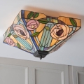 Endon 70698 - Stropno svetilo Tiffany WILLOW 2xE27/60W/230V