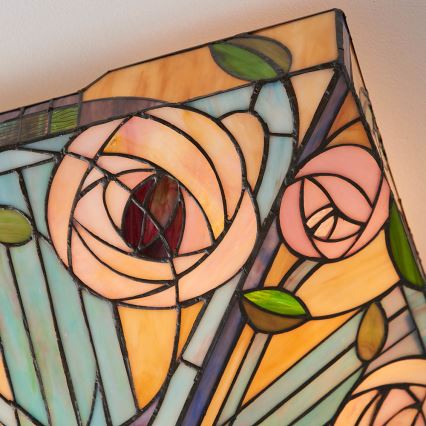 Endon 70698 - Stropno svetilo Tiffany WILLOW 2xE27/60W/230V