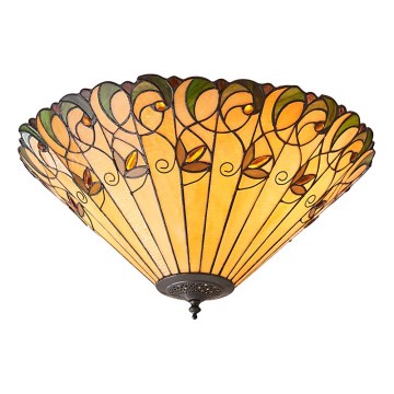 Endon 70706 - Stropna svetilka Tiffany JAMELIA 2xE27/60W/230V, premer 50 cm